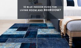 Top 6 Blue Indoor Area Rugs for Living Room and Bedroom